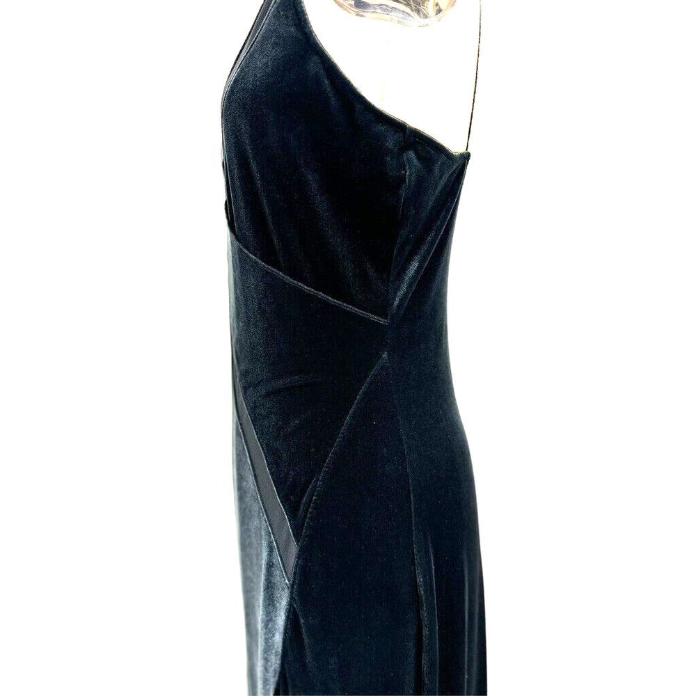 Free‎ People Intimately Velvet Maxi Slip Dress Jade Green Whimsigoth Fairy Sm - Picture 10 of 15
